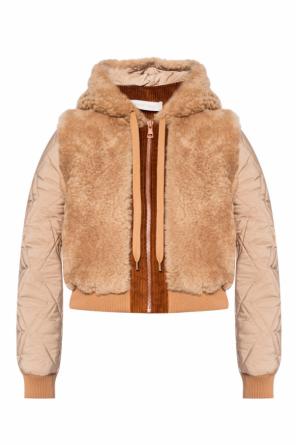 Hooded fur jacket, zdjęcie 1 Hooded fur jacket od See By Chloe